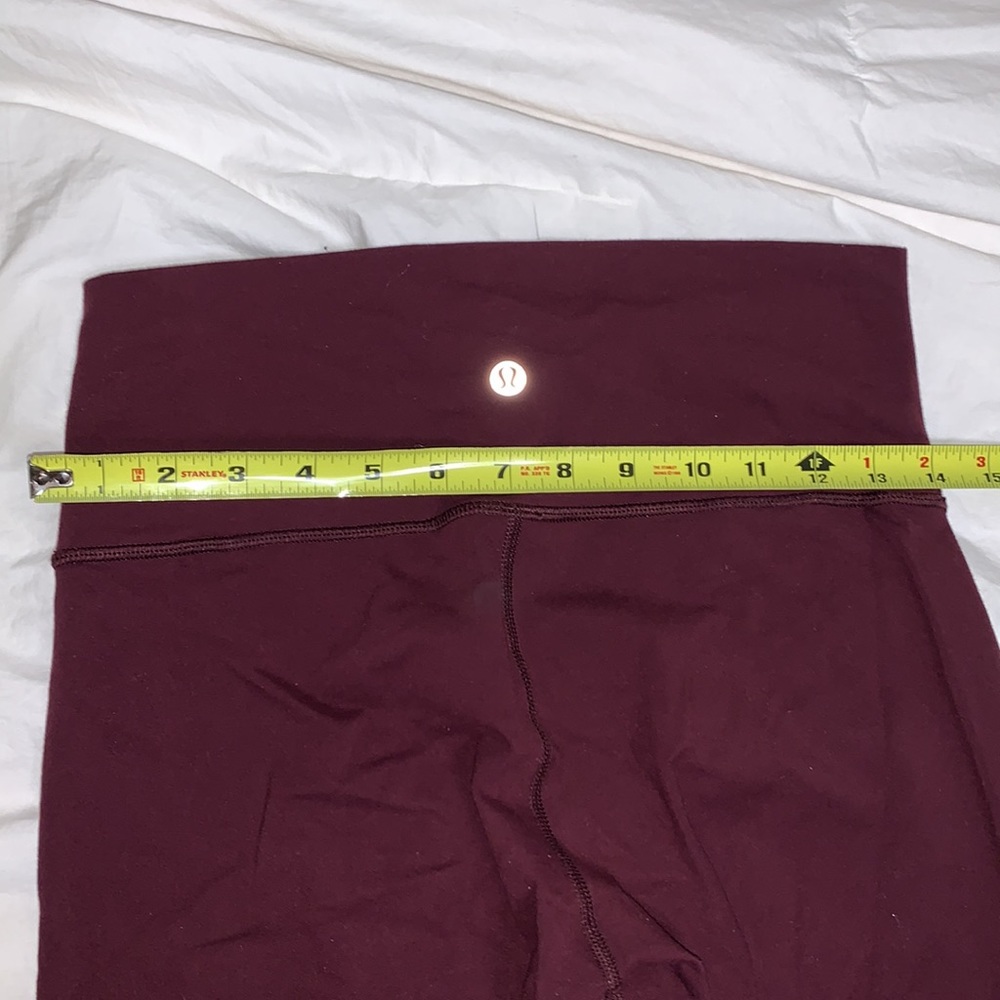 Maroon lululemon leggings